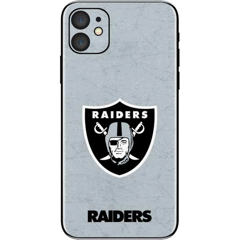 NFL Las Vegas Raiders - Alternate Distressed iPhone 11 Skin